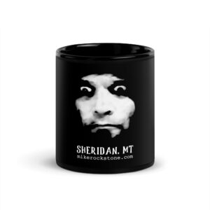 Sheridan, MT - Black Glossy Mug